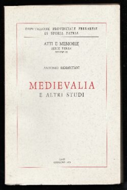 Medievalia e altri studi