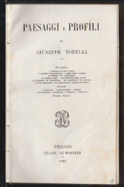 Paesaggi e Profili