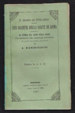 Il Diario di Burcardo, quadro dei costumi della Corte di Roma