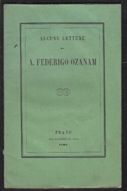 Alcune lettere di A. Federico Ozanam