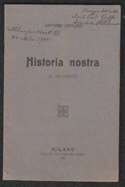 Historia nostra (il 29 luglio)
