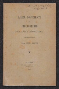 Libri, documenti e biblioteche nell'antica Mesopotamia