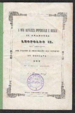 ODE di Agostino Giuliani