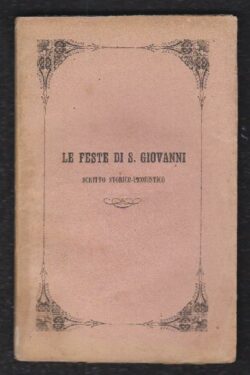 Le Feste di S. Giovanni. Scritto umoristico