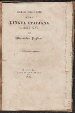 Delle disgrazie della Lingua Italiana