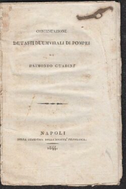 Continuazione de fasti Duumvirali di Pompei