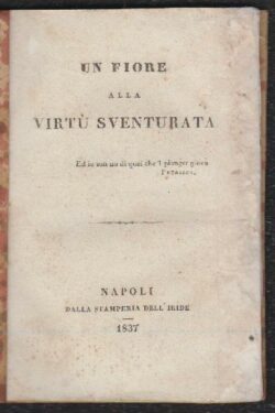 Un fiore alla Virtù Sventurata