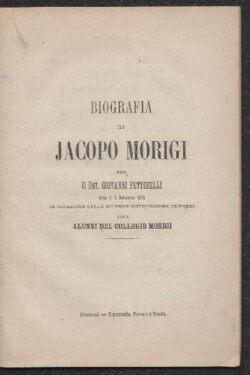 Biografia di Jacopo Morigi