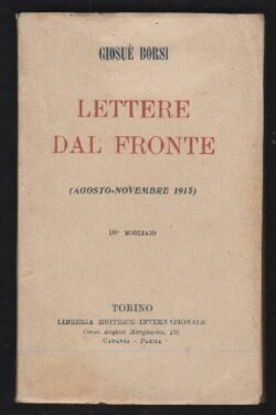 Lettere dal Fronte (Agosto - Novembre 1915)
