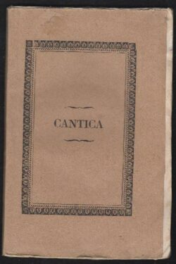 Cantica del professore Antonio Mezzanotte sopra Il Finale Giudizio DIPINTO nella Cappella Sistina del Vaticano da Michelangelo Buonarroti