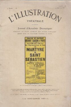Le martyre de Saint Sebastien mystere en cinq actes par Gabriele D'Annunzio