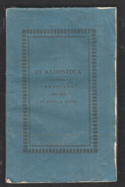 Di Klopstock e della Messiade