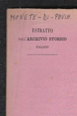 Monete di Pavia raccolte e ordinatamente dichiarate