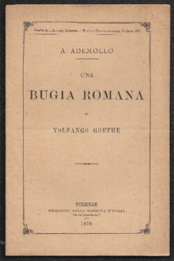 Una Bugia Romana di Wolfango Goethe