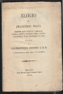 ELOGIO di Francesco Soave
