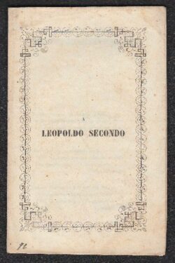 A Leopoldo Secondo