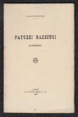 Fatuzzi Razziusi. Sonetti
