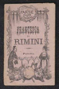 Francesca Da Rimini, parodia in un atto in versi