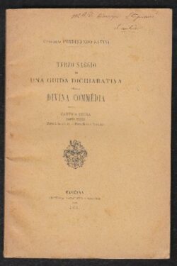 Terzo Saggio di una Guida Dichiarativa della Divina Commedia