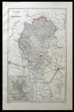Provincia di Vicenza. Carta