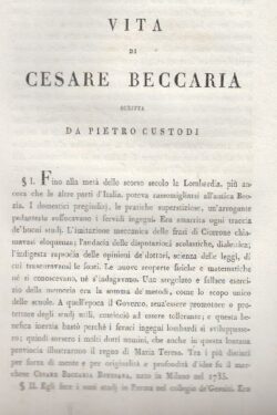 Vita di Cesare Beccaria