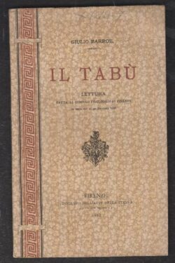 Il Tabù. LETTURA