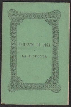 Lamento di Pisa e Risposta si disse fè lo imperadore a Pisa