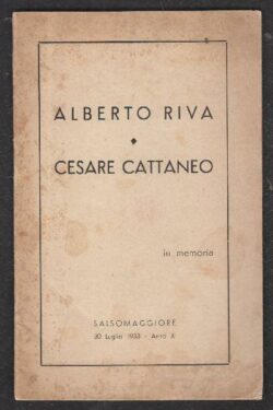 Comune di Salsomaggiore. Alberto Riva e Cesare Cattaneo