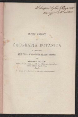 Alcuni appunti di Geografia Botanica