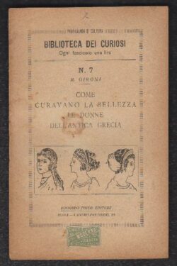 Come curavano la bellezza del Donne dell'Antica Grecia