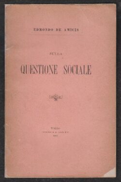 OSSERVAZIONI SULLA QUESTIONE SOCIALE. Conferenza