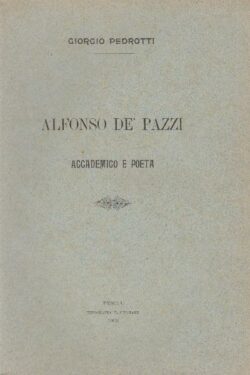 Alfonso De' Pazzi Accademico e Poeta