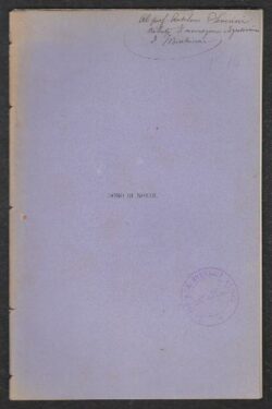 Ricordi di Prete Vincenzo Bicchierai da Pastina