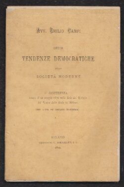 Delle TENDENZE DEMOCRATICHE delle società moderne
