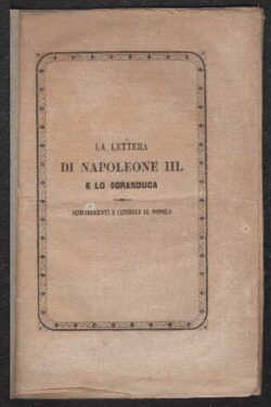 La lettera di Napoleone III e lo Sgranduca