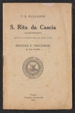 S. Rita da Cascia Agostiniana Sunto storico della sua vita