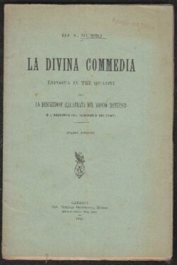 La Divina Commedia esposta in tre quadri con descrizione illustrata del Mondo Dantesco