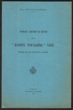Parassiti indigeni ed esotici della Diaspis pentagona TARG finora noti ed introdotti in Italia