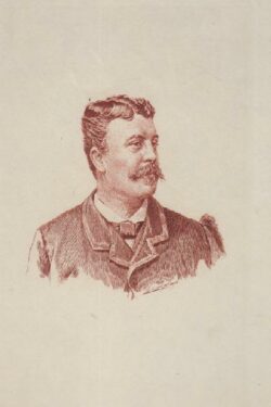 Portrait & Autographe de Guy De Maupassant pouvant illustrer UNA VIE