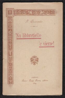 Nu libbretiello 'e vierze
