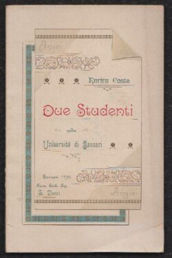 Due Studenti nella Università di Sassari