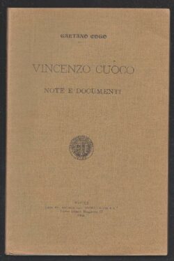 Vincenzo Cuoco. Note e Documenti