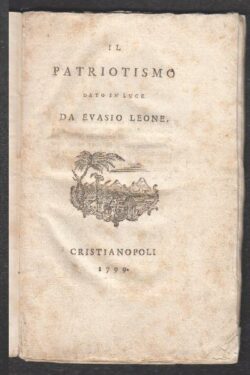 Il patriotismo dato alla luce da Evasio Leone