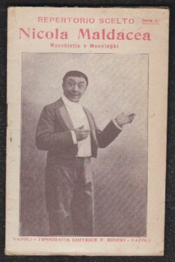 Repertorio Scelto Nicola Maldacea. Macchiette e Monologhi Serie quarta
