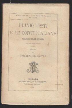Fulvio Testi e le Corti Italiane nella prima metà del XVII secolo