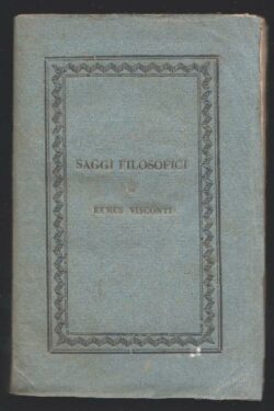 Saggi filosofici di Ermes Visconti