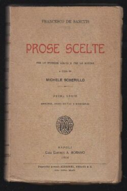 Prose scelte di Francesco De Sanctis