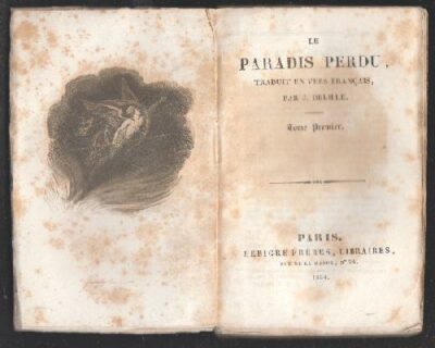 Le Paradis Perdu traduit en vers francais