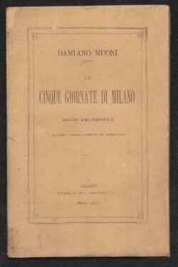 Le Cinque Giornate di Milano, saggio bibliografico