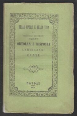 Delle opere legali e della vita di Niccola Nicolini